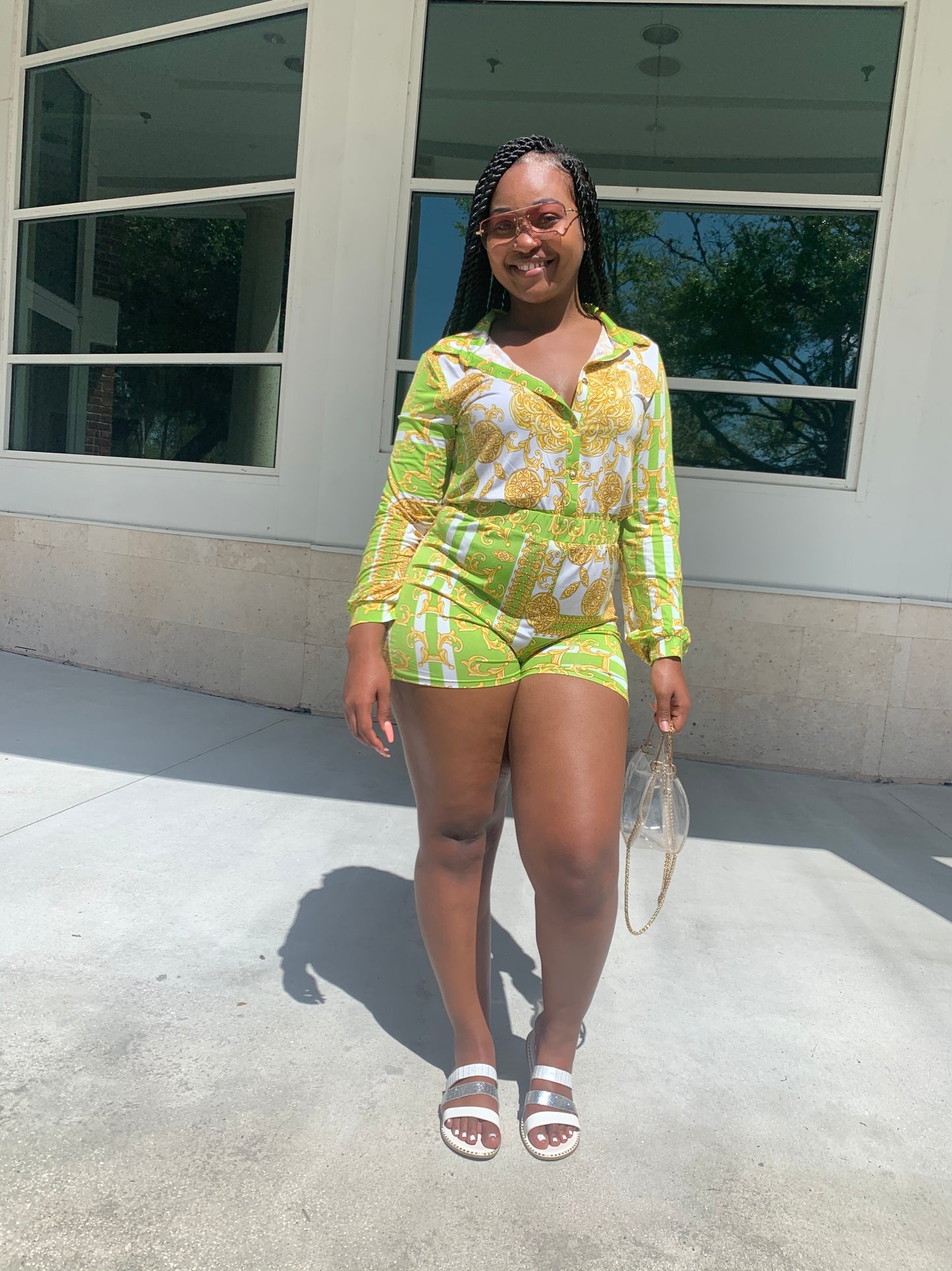 "Royal Rio" Romper