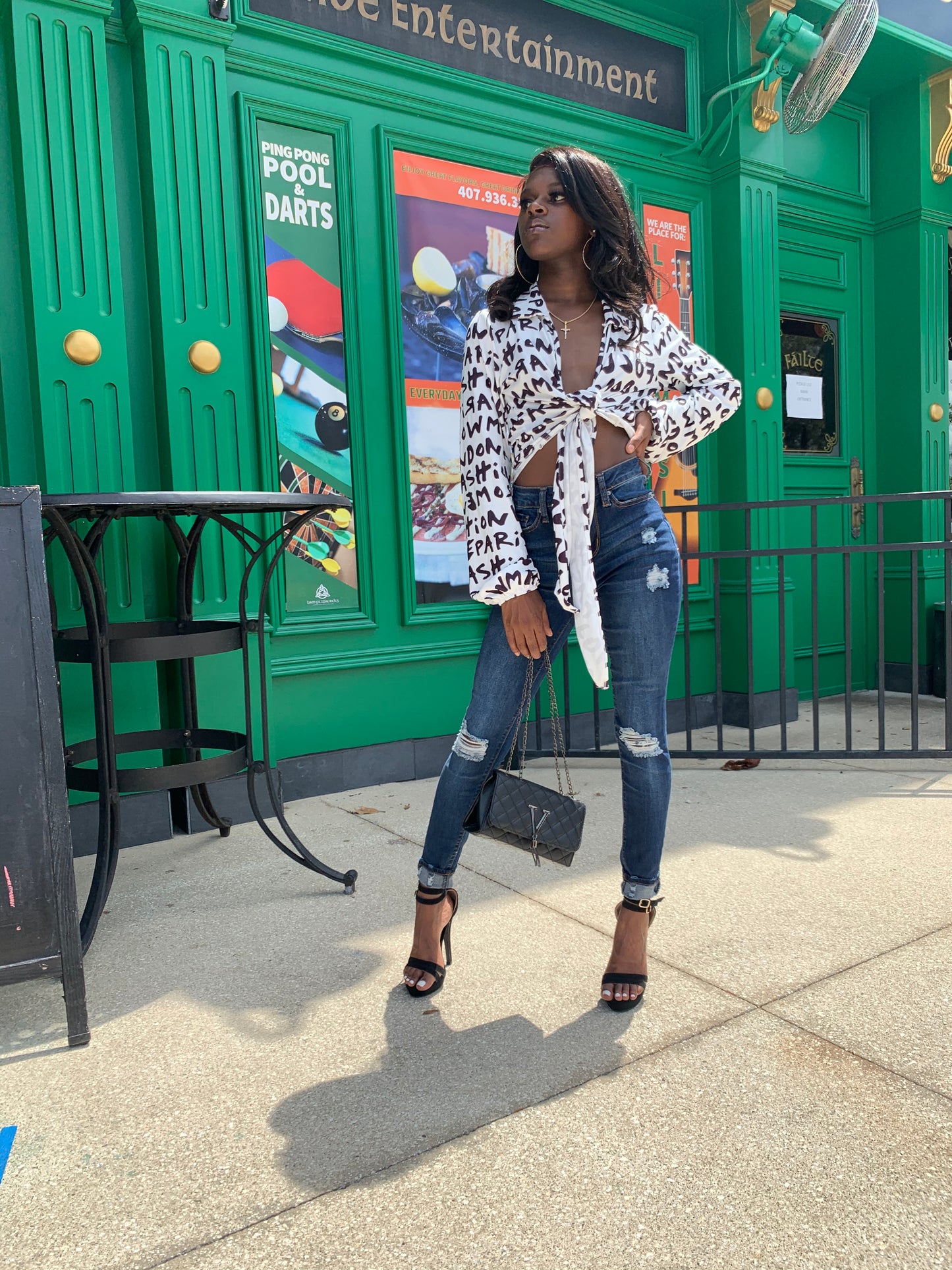 "Love Letters" Kimono Top