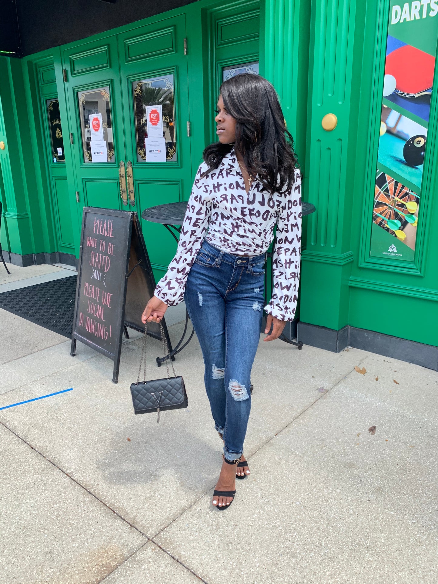 "Love Letters" Kimono Top