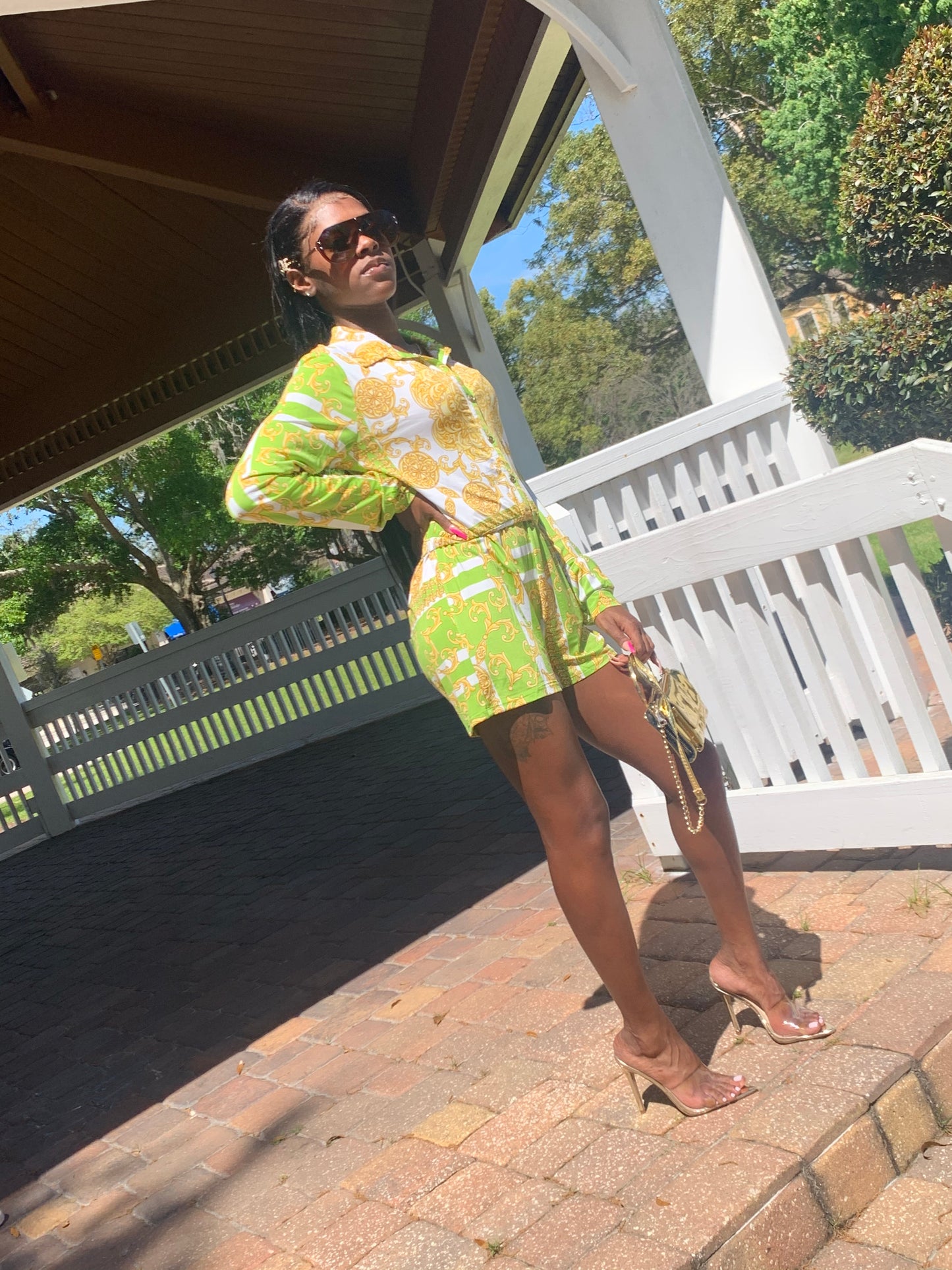 "Royal Rio" Romper