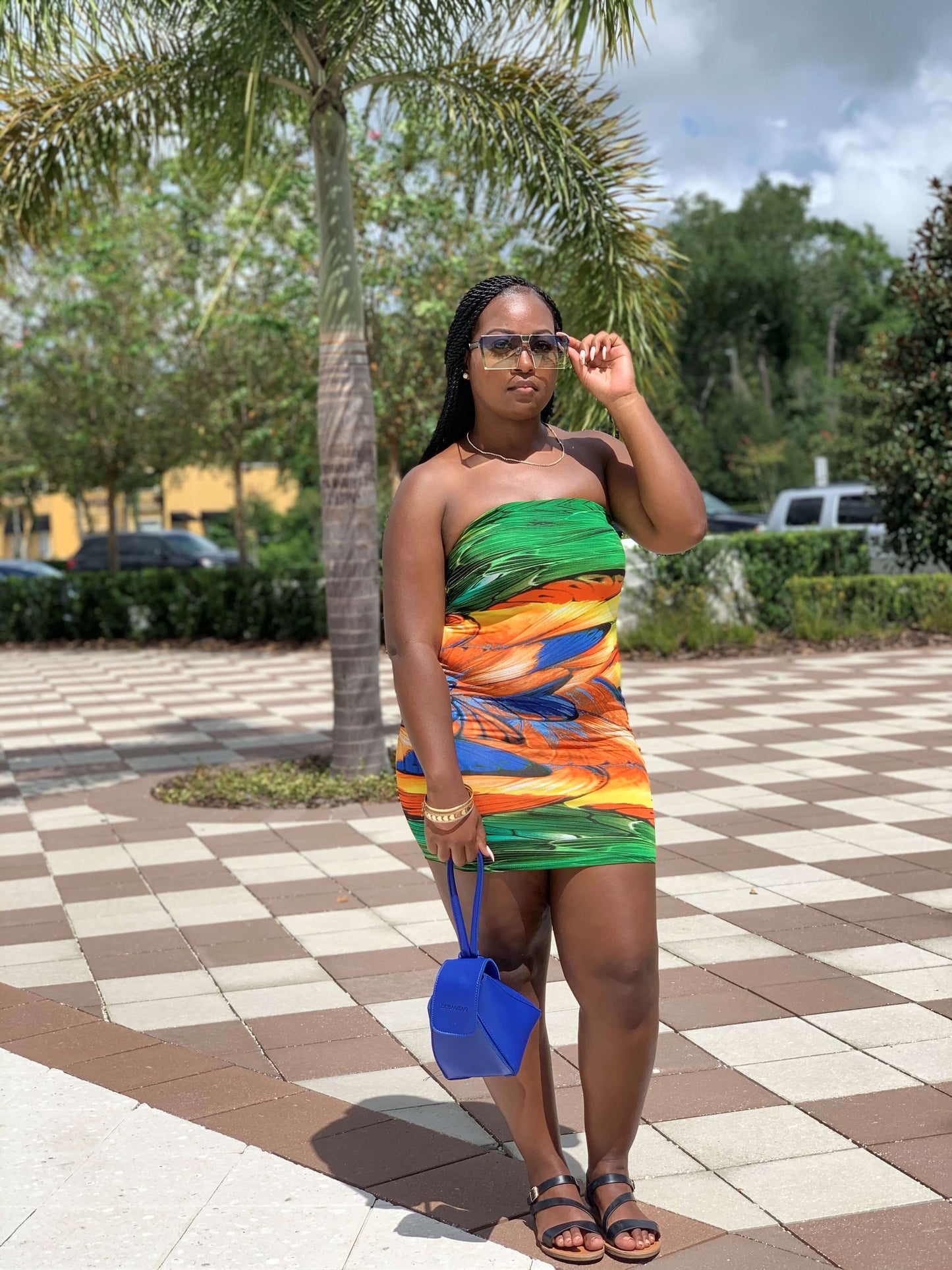 "Vibez" Dress w/ Mask