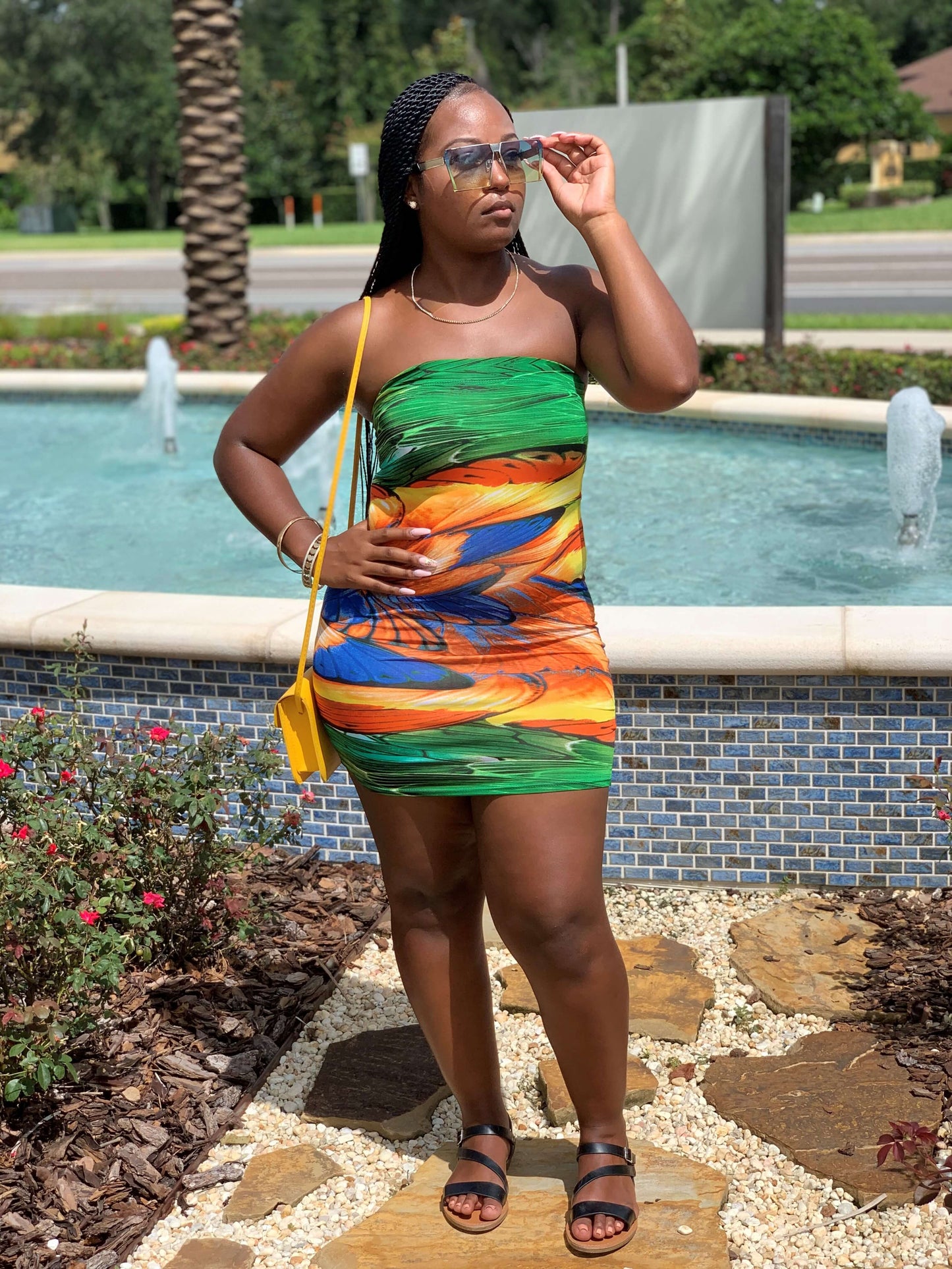 "Vibez" Dress w/ Mask