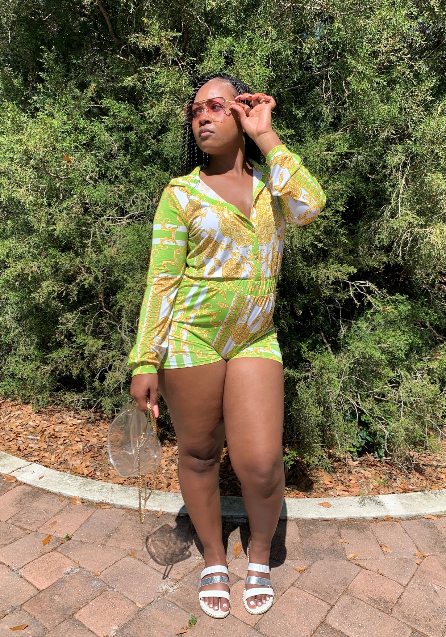 "Royal Rio" Romper
