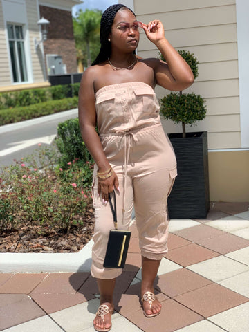 "Dipped n' Champagne" Jumpsuit