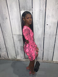 "Hissy Fit" Snakeskin Dress