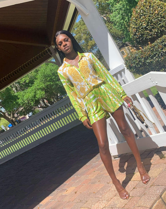 "Royal Rio" Romper